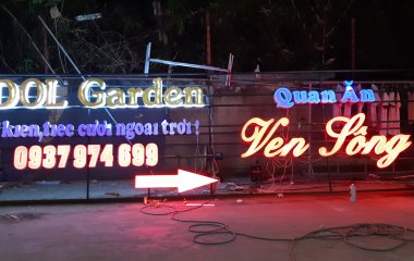 Làm bảng hiệu hộp đèn tại HCM