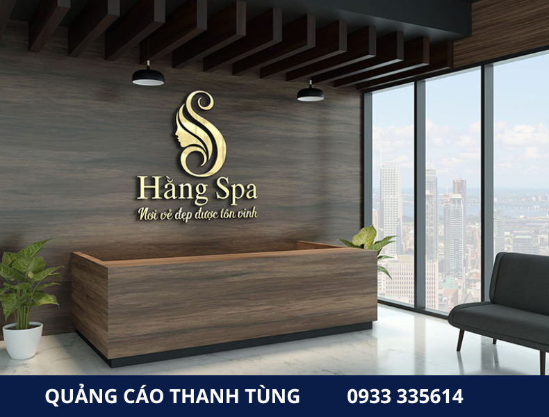 bảng hiệu hộp đèn spa