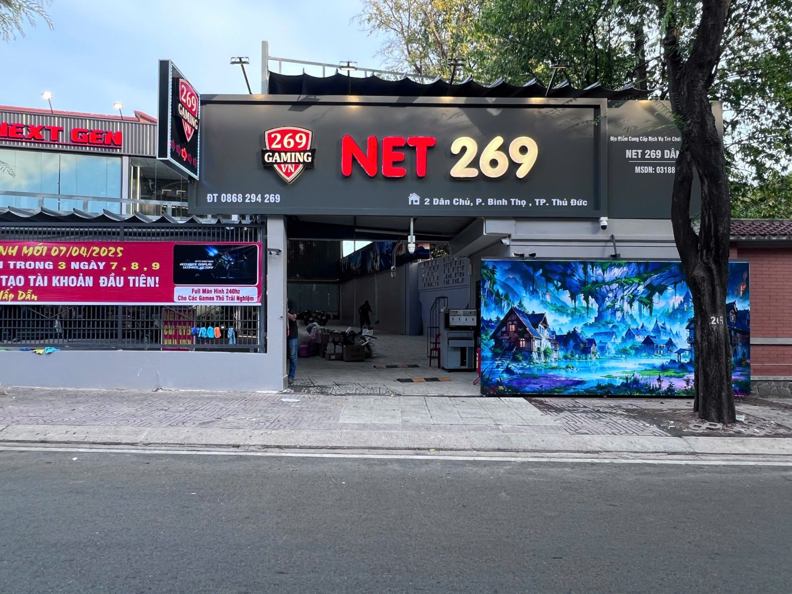 thi công bảng hiệu tân uyên