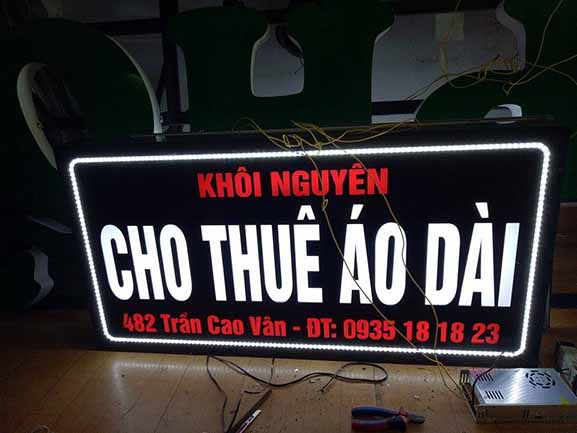 Thi công bảng hiệu hộp đèn quảng cáo tại Bình Dương 5