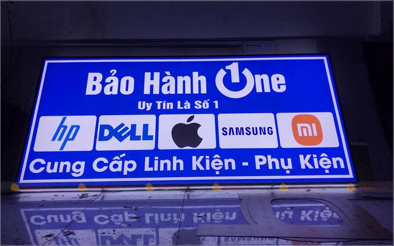 Hộp đèn mica chữ nhật